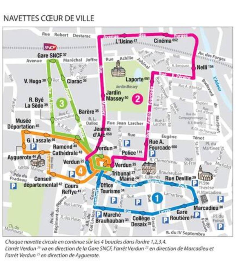 Апартаменты Cap Sud - 53M2- Vue Pyrenees- Hypercentre-Wifi Fibre -Nouvelle Literie Тарб Экстерьер фото