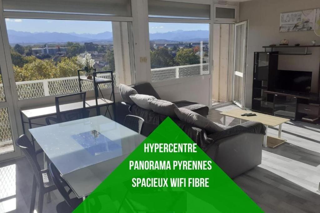Апартаменты Cap Sud - 53M2- Vue Pyrenees- Hypercentre-Wifi Fibre -Nouvelle Literie Тарб Экстерьер фото